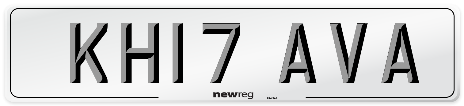 KH17 AVA Number Plate from New Reg